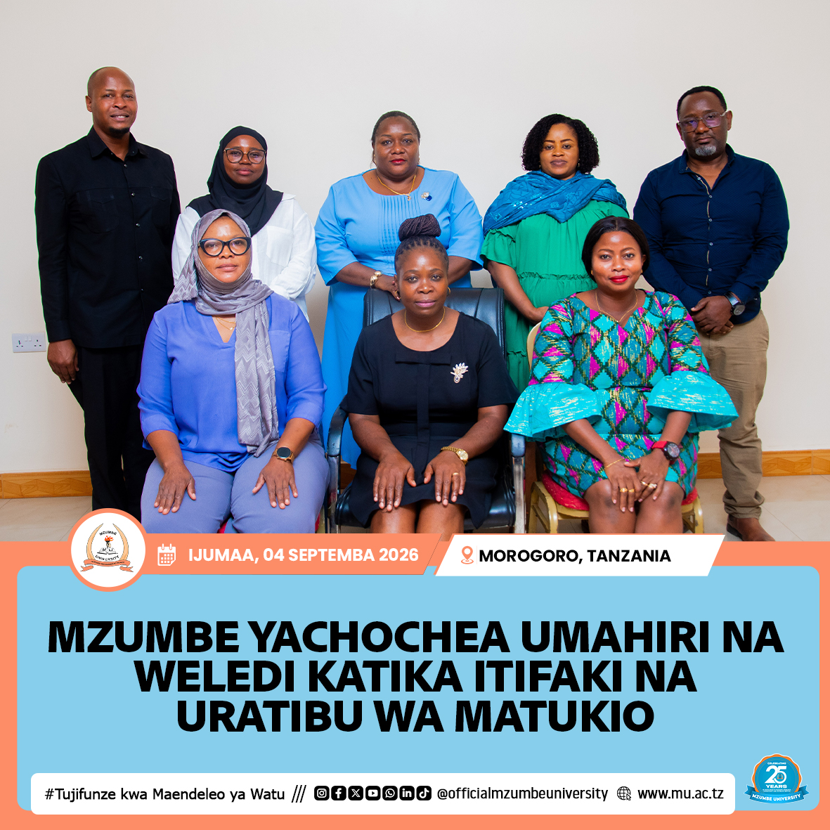 MZUMBE YACHOCHEA UMAHIRI NA WELEDI KATIKA ITIFAKI NA URATIBU WA MATUKIO