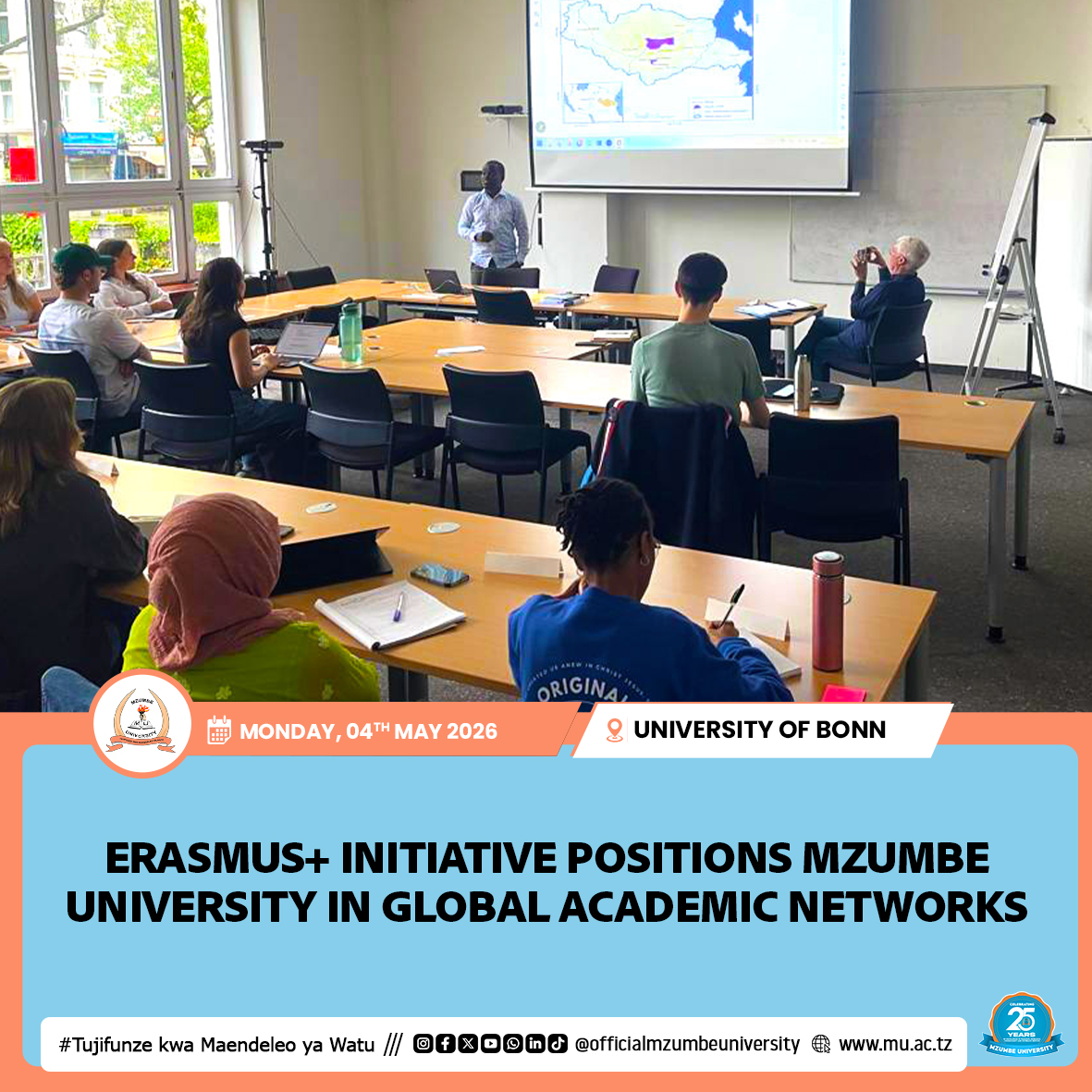 MZUMBE UNIVERSITY STRENGTHENS INTERNATIONAL ACADEMIC TIES WITH UNIVERSITY OF BONN