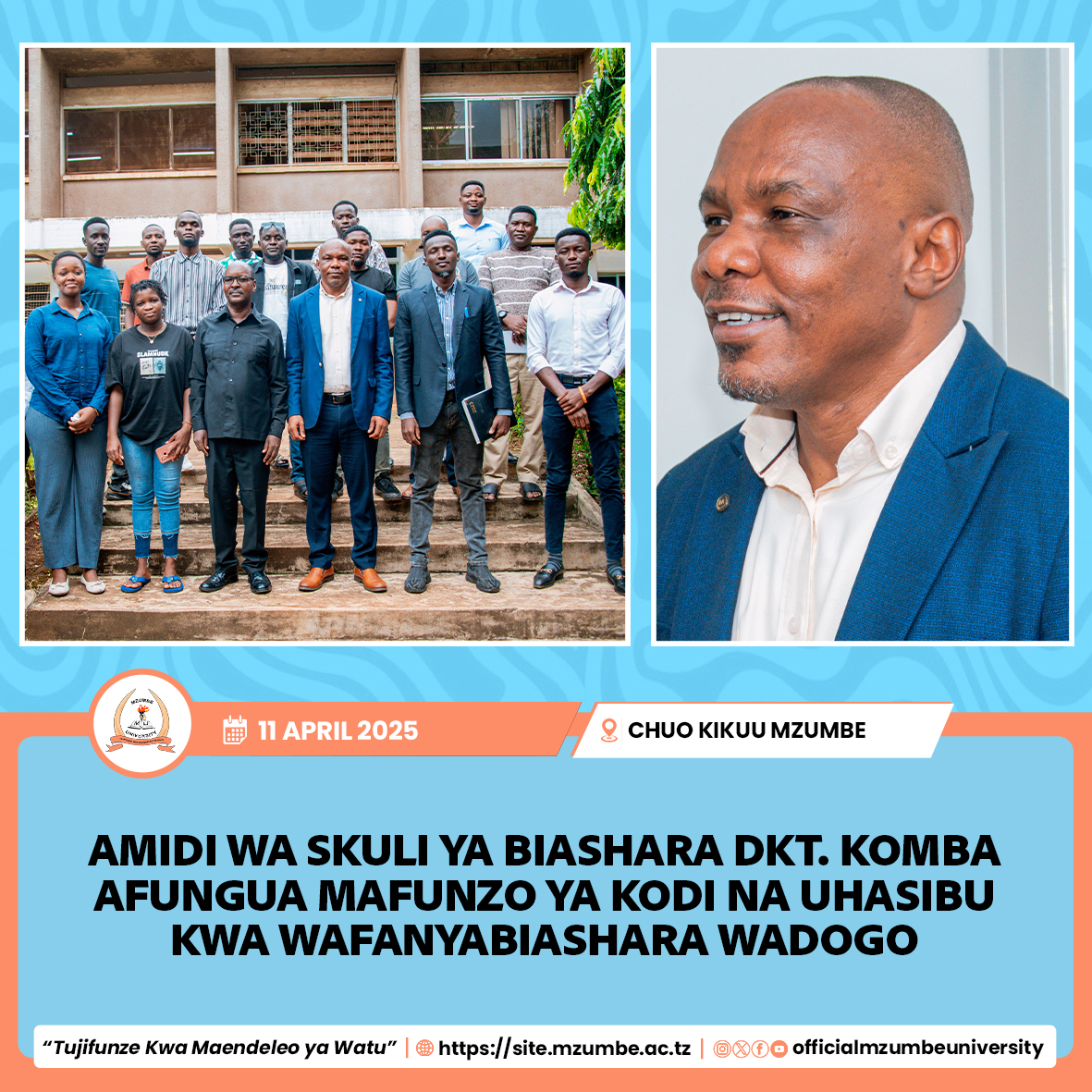 WAFANYABIASHARA WADOGO WA MZUMBE WANUFAIKA NA MAFUNZO YA KODI NA UHASIBU