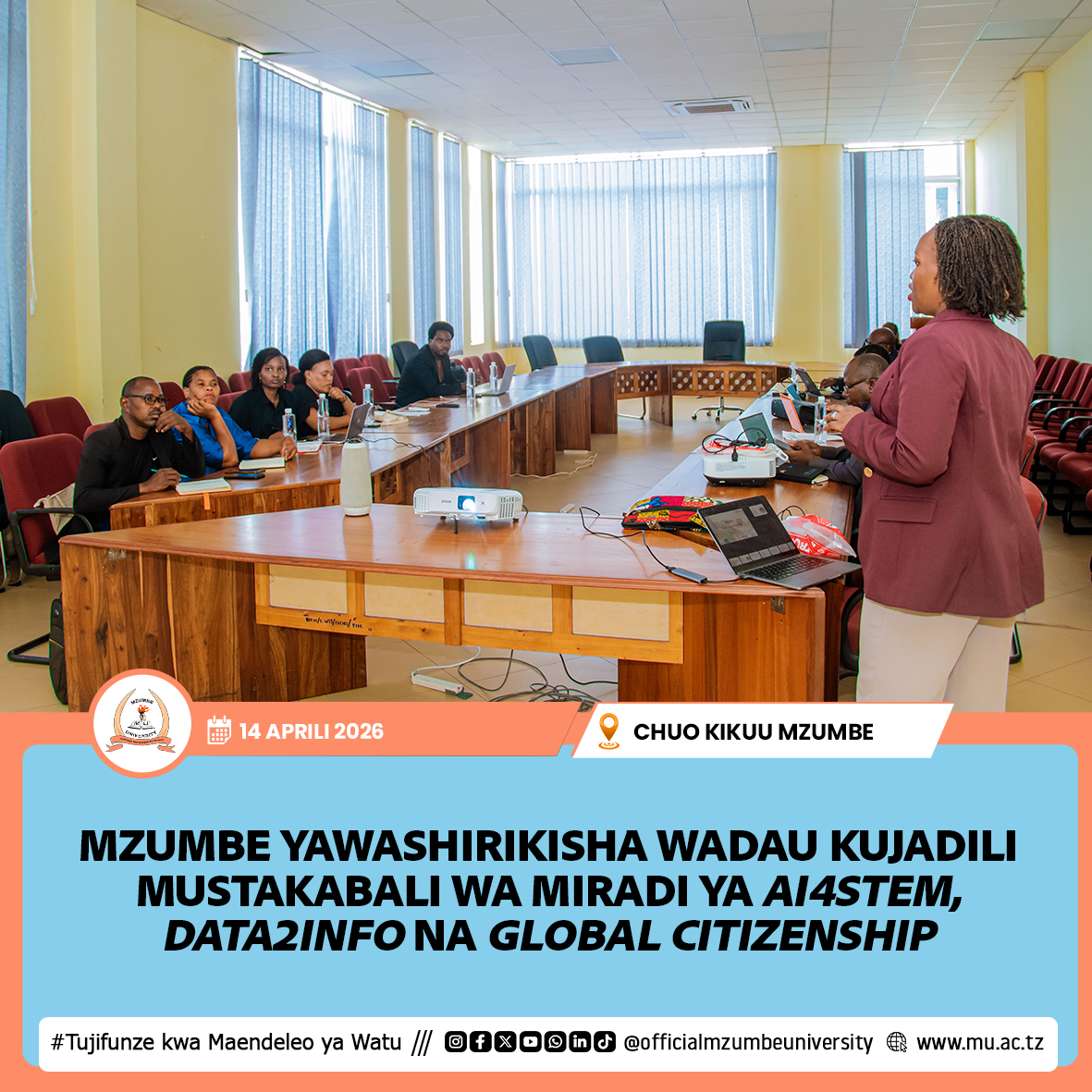 WADAU WAJADILI MWELEKEO WA MIRADI YA AI4STEM, DATA2INFO NA GLOBAL CITIZENSHIP