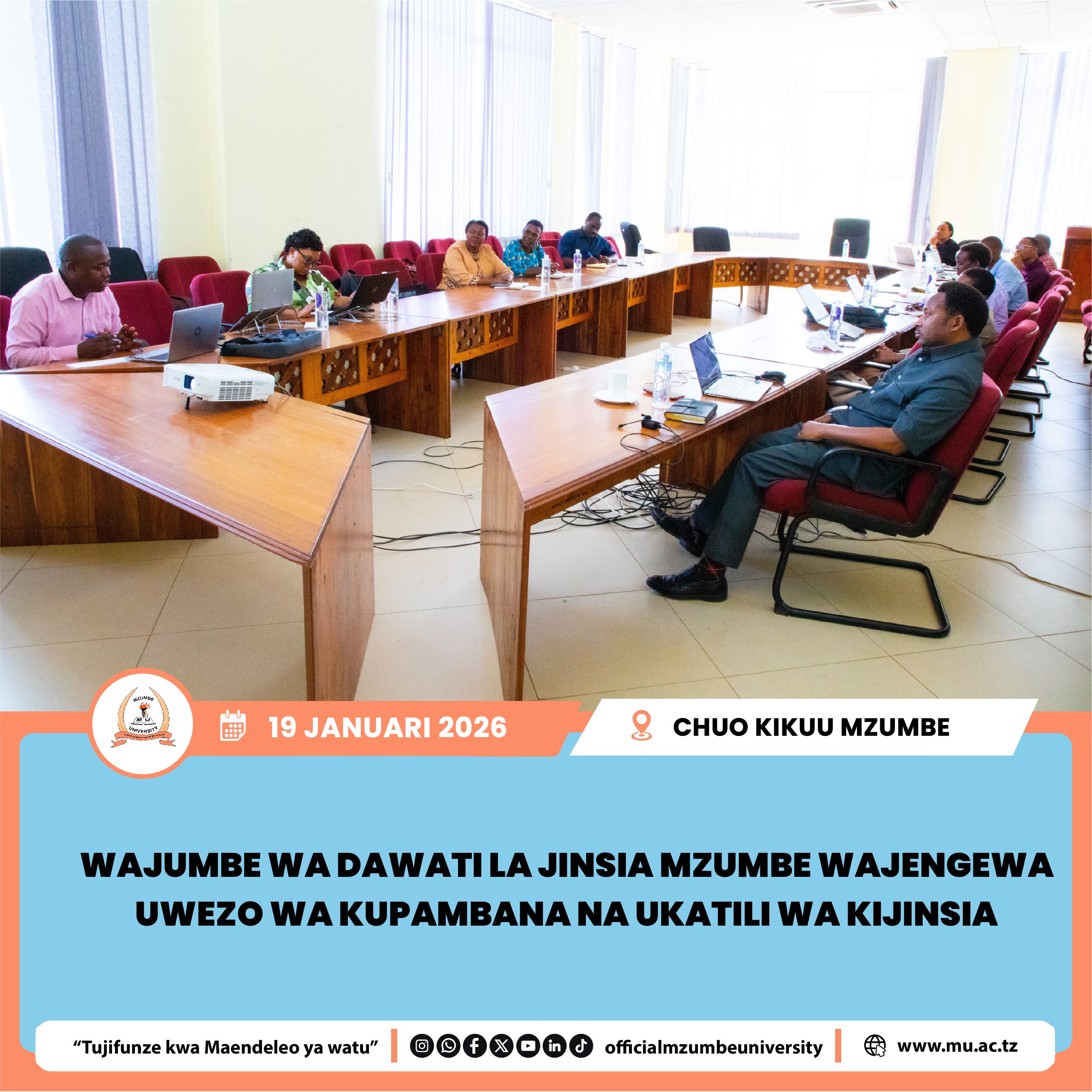 WAJUMBE WA DAWATI LA JINSIA MZUMBE WAJENGEWA UWEZO WA KUPAMBANA NA UKATILI WA KIJINSIA