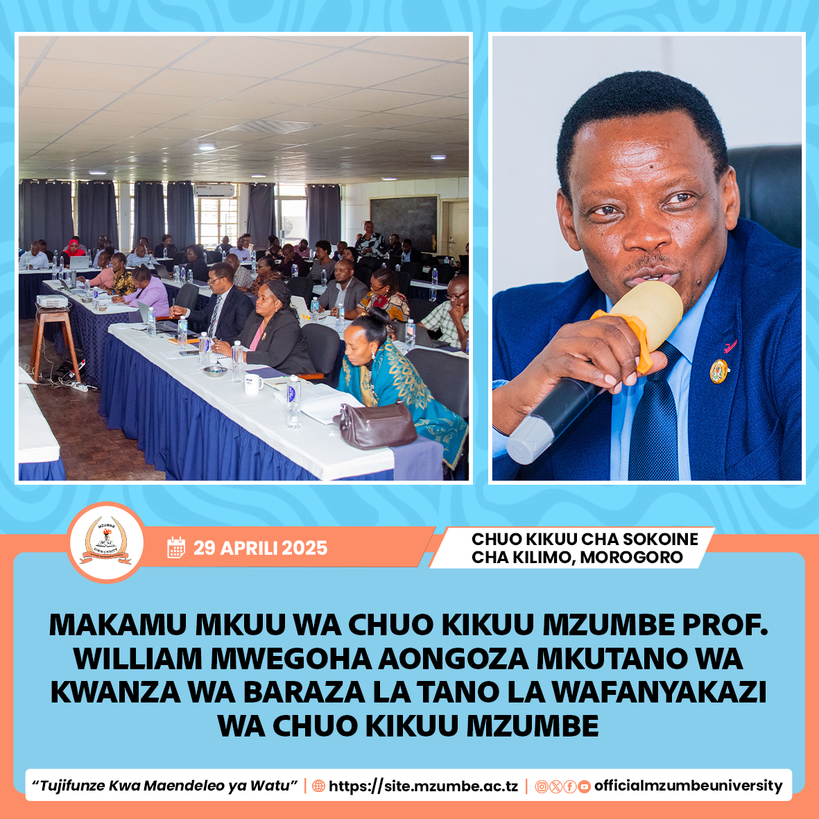BARAZA LA WAFANYAKAZI MZUMBE LAWASHA MOTO WA MAENDELEO YA CHUO