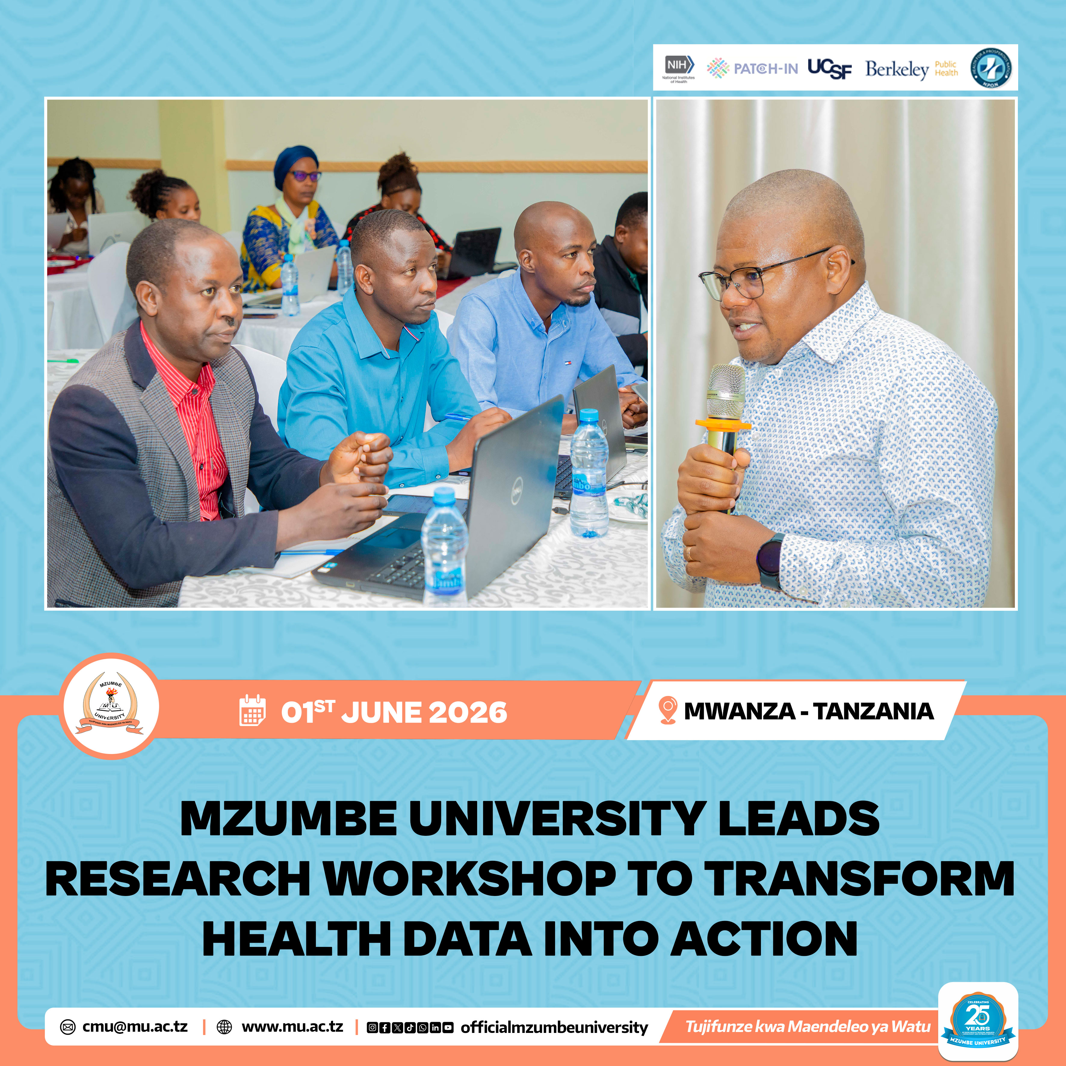 MZUMBE UNIVERSITY LEADS IMPLEMENTATION SCIENCE RESEARCH WORKSHOP TO TRANSFORM HEALTH DATA INTO ACTION