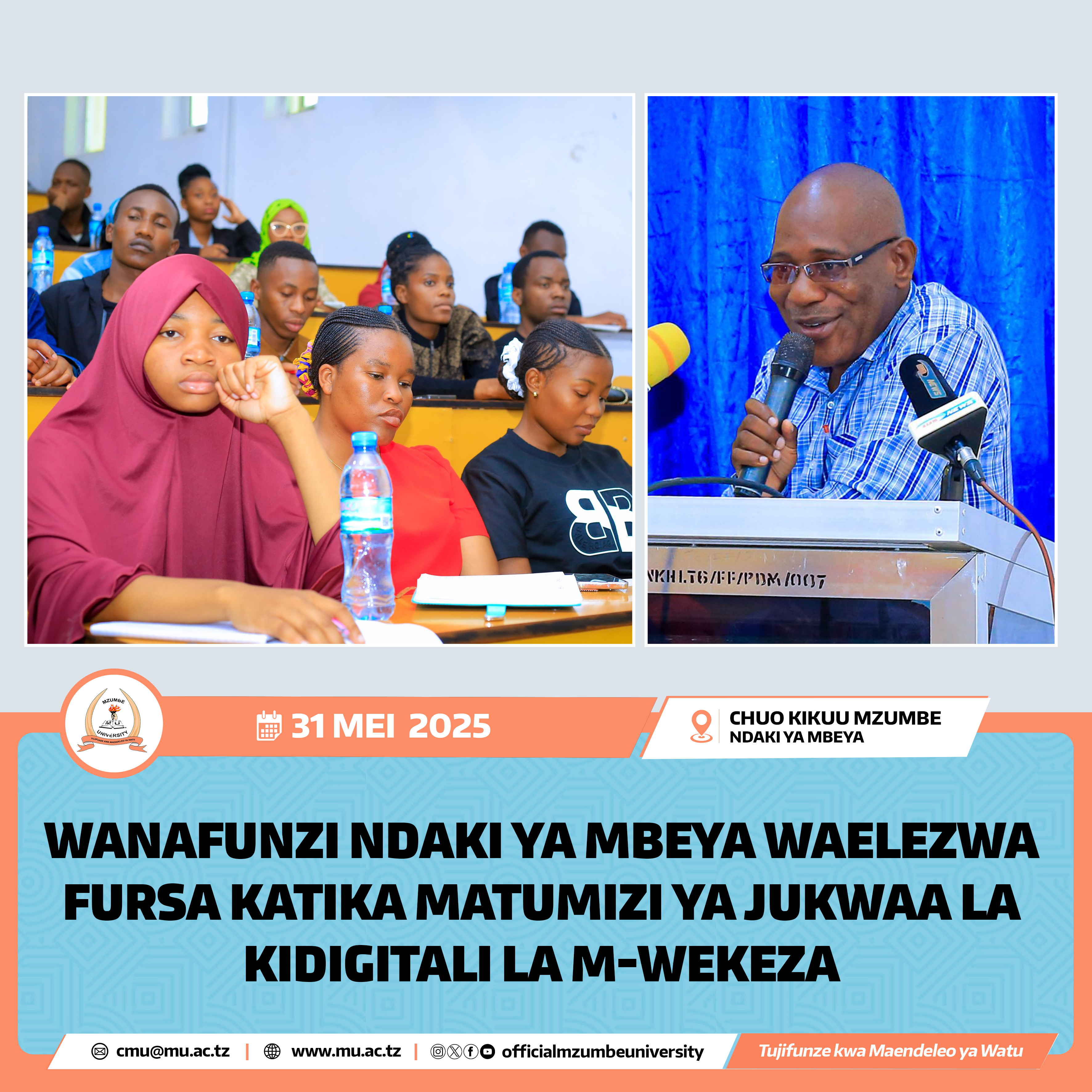 WANAFUNZI NDAKI YA MBEYA WAELEZWA FURSA KATIKA MATUMIZI YA JUKWAA LA KIDIGITALI LA M-WEKEZA