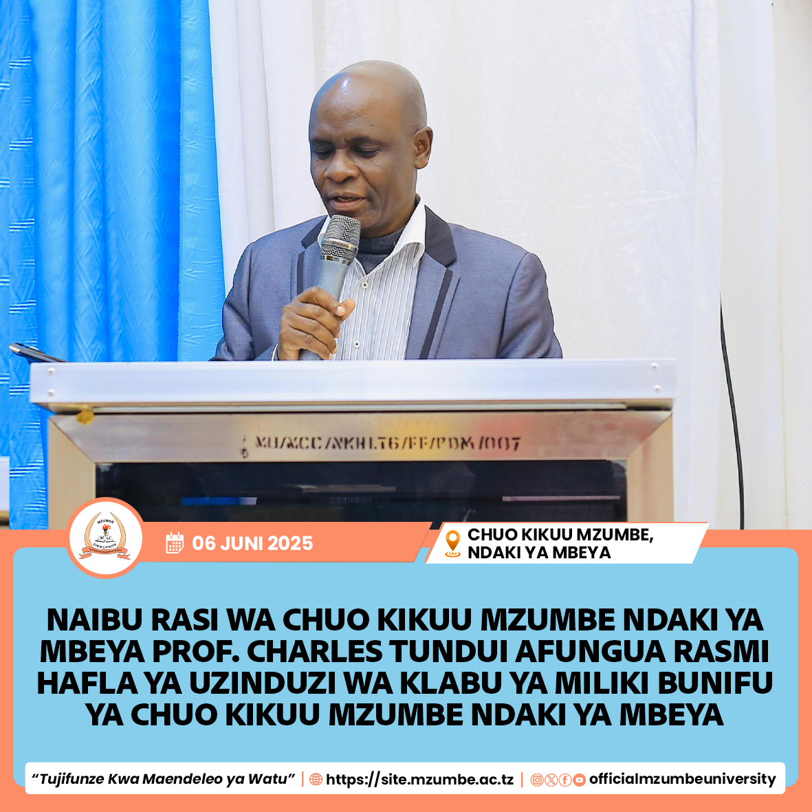 NDAKI YA MBEYA YAZINDUA RASMI KLABU YA MILIKI BUNIFU