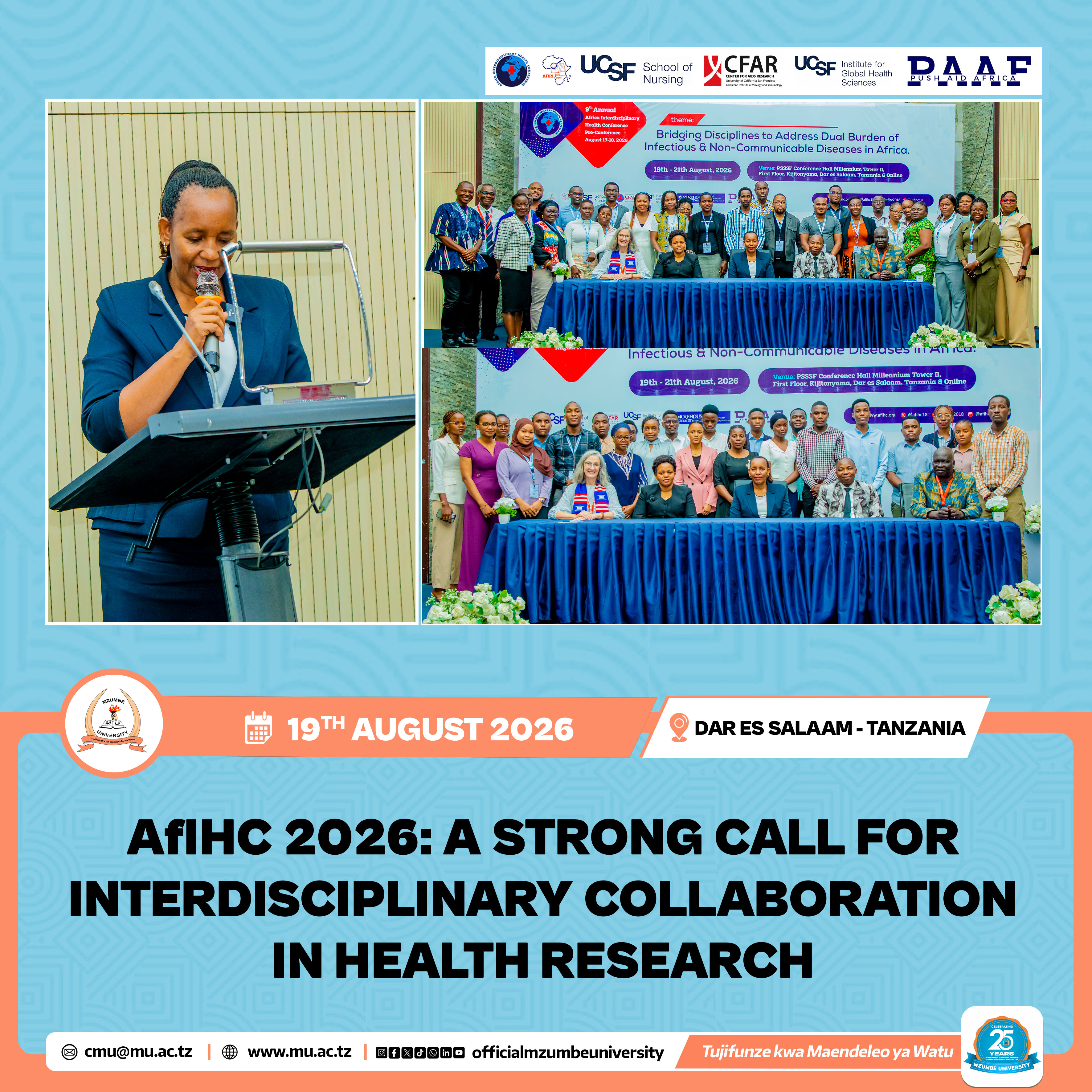 AfIHC 2026: A STRONG CALL FOR INTERDISCIPLINARY COLLABORATION IN HEALTH RESEARCH