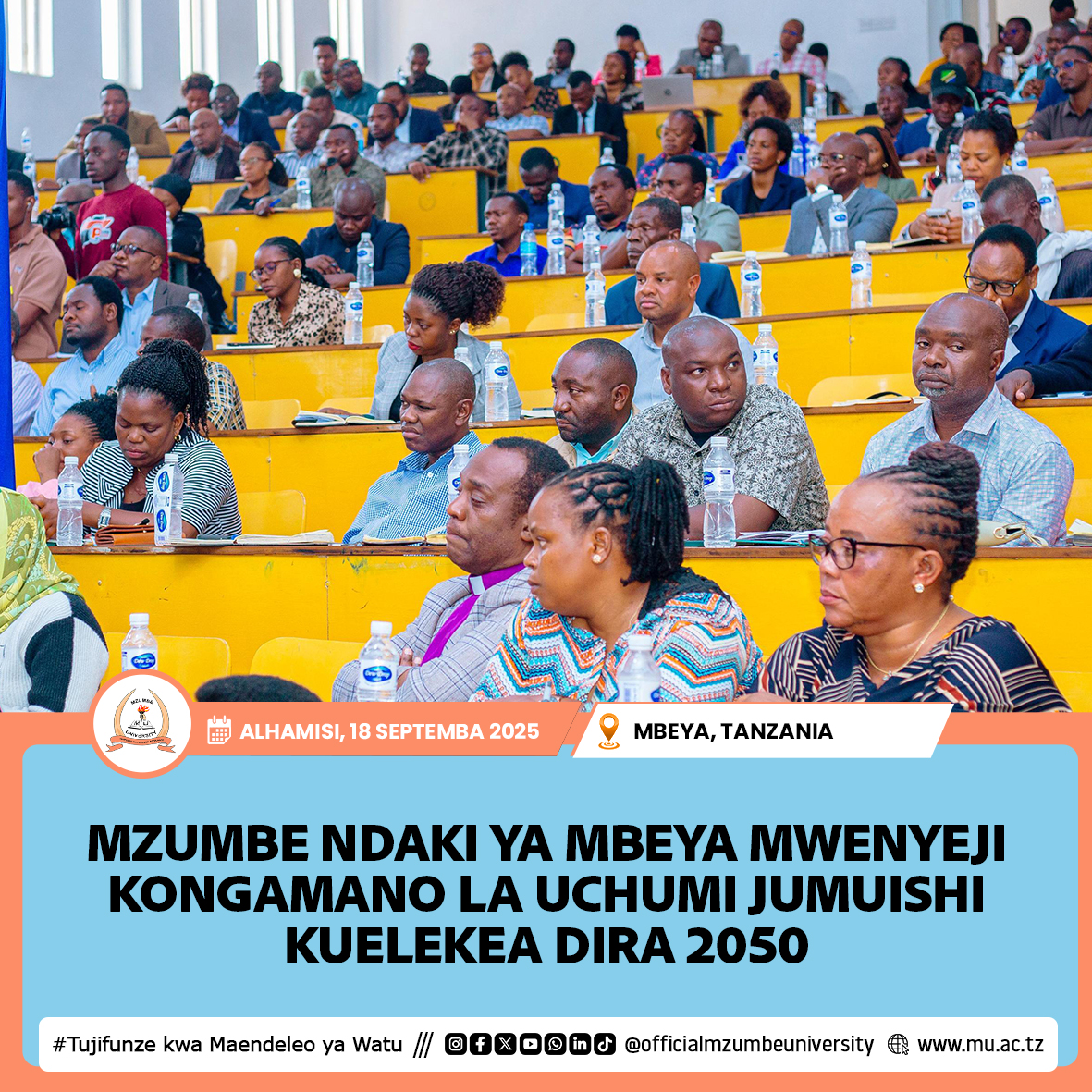 MZUMBE NDAKI YA MBEYA MWENYEJI WA KONGAMANO LA UCHUMI JUMUISHI