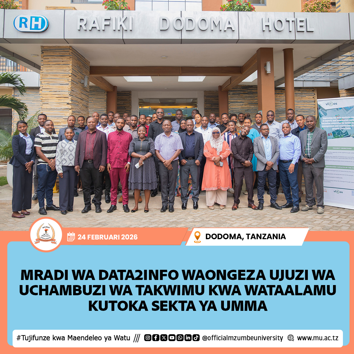 MRADI WA DATA2INFO WAIMARISHA UWEZO WA UCHAMBUZI WA DATA KWA WATAALAMU WA SERIKALI