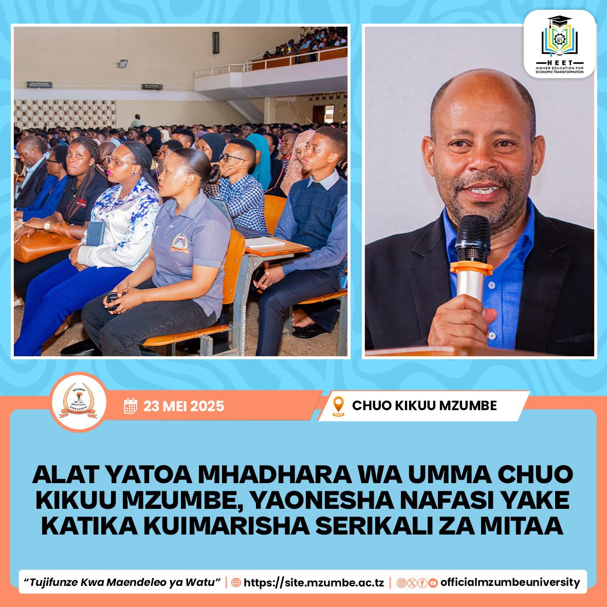 ALAT YATOA MHADHARA WA UMMA MZUMBE, YAONESHA NAFASI YAKE KATIKA KUIMARISHA SERIKALI ZA MITAA