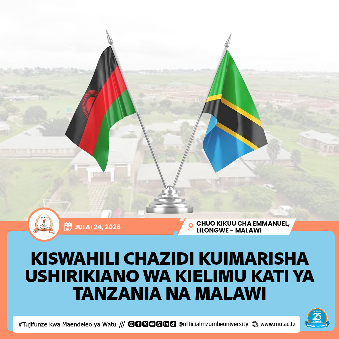 MZUMBE YAIMARISHA JUHUDI ZA KUKUZA KISWAHILI NJE YA MIPAKA YA TANZANIA